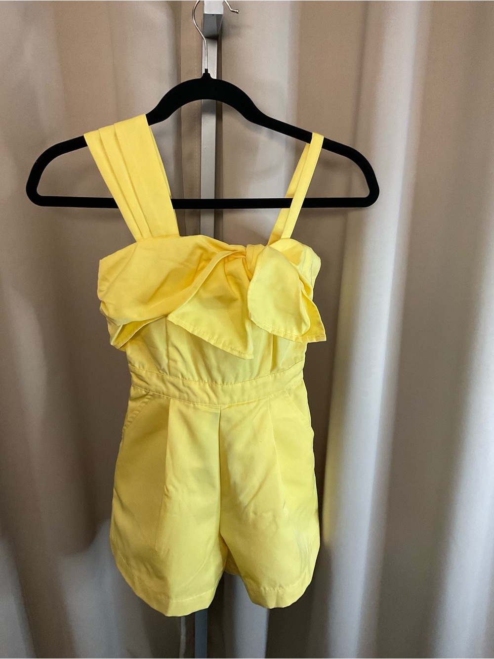 Habitual Yellow Kids' Bow Front Romper